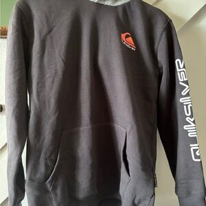 Quiksilver Black Sweatshirt with Red Logo